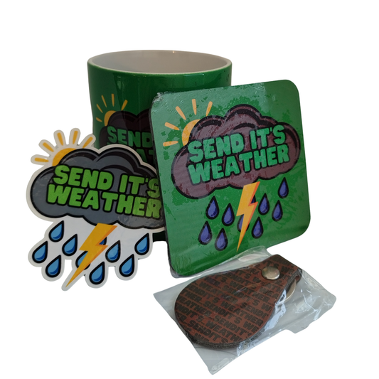 ULTIMATE SEND IT'S WEATHER MERCH BUNDLE